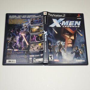 X-Men Legends Playstation 2 PS2 complete cib video game